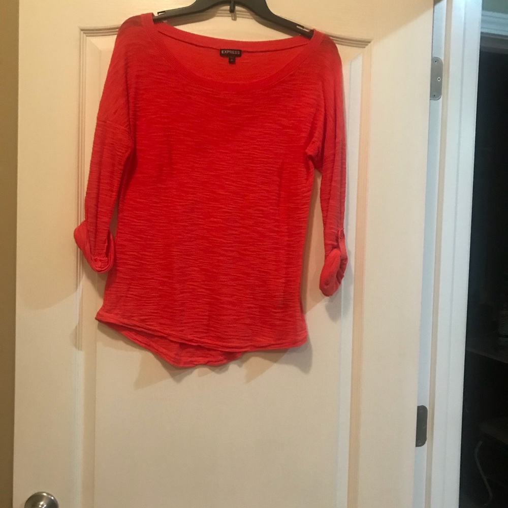 Orange shirt